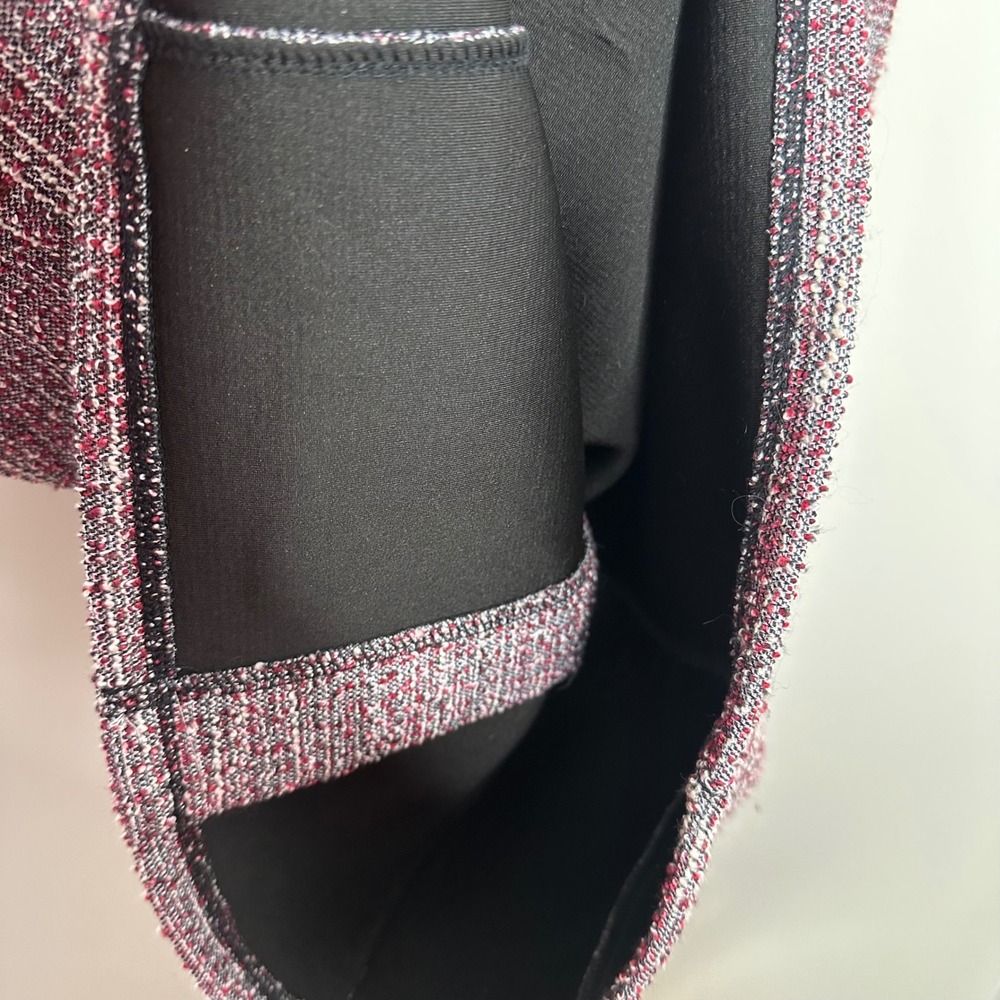 LOFT Women's Pink Tweed Sheath Sleeveless Zipper Back Dress Business 10P NWT‎ - Picture 5 of 7